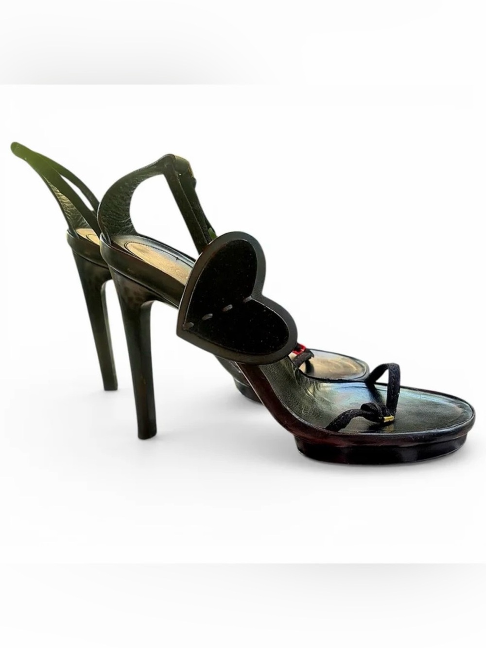 Gucci Archive Tom Ford Heart Heel Sz 38.5